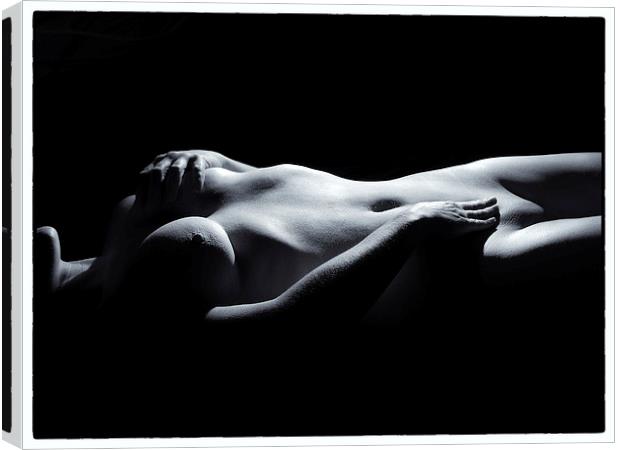 Pleasure a nude bodyscape Canvas Print by Inca Kala