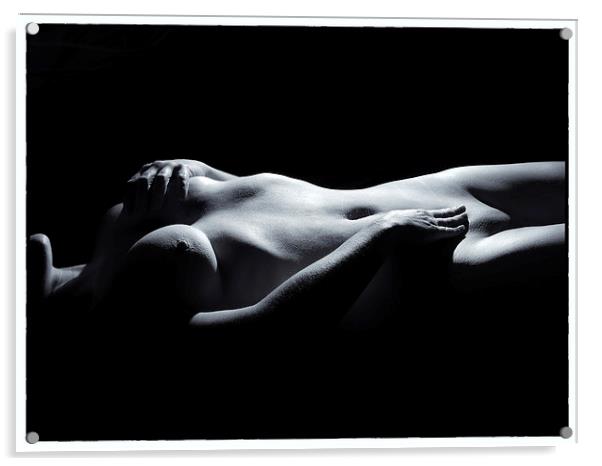 Pleasure a nude bodyscape Acrylic by Inca Kala