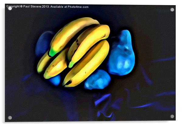 Bananas Acrylic by Paul Stevens