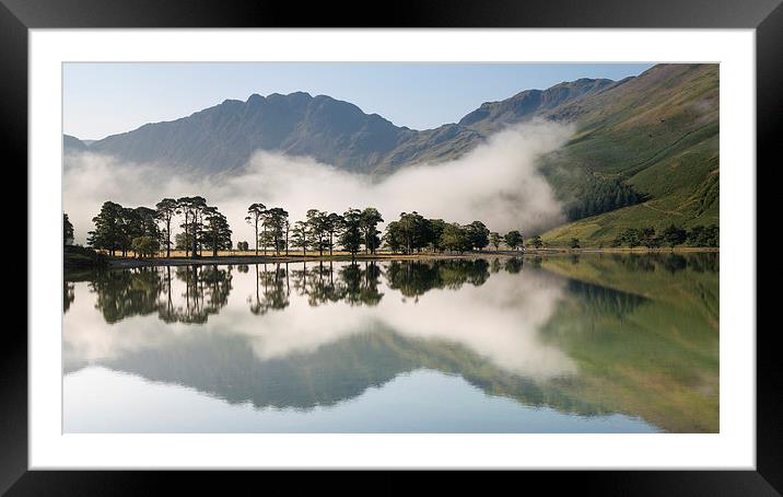 Buttermere Mist Framed Mounted Print by Andy Redhead
