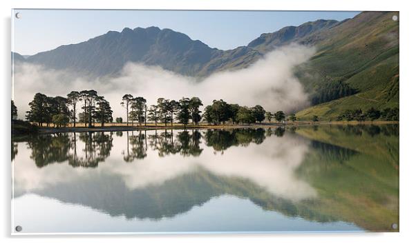 Buttermere Mist Acrylic by Andy Redhead