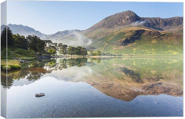Buttermere Stillness Canvas Print by Andy Redhead
