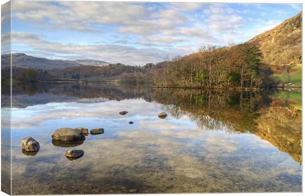 Rydal Water,The Lake District Canvas Print by Jamie Green
