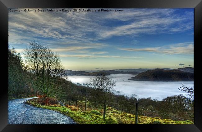 The Leven Valley Framed Print by Jamie Green