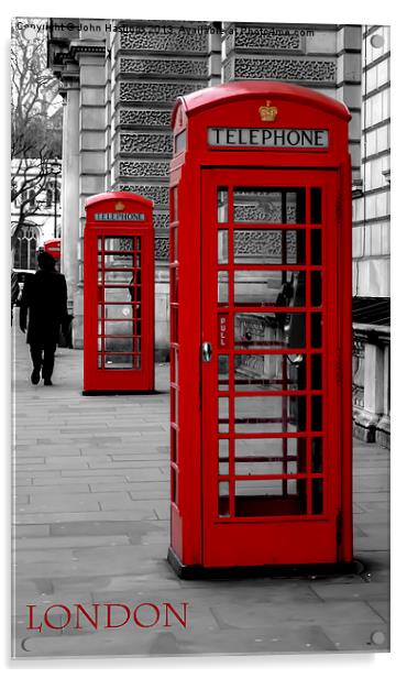 London Calling Acrylic by John Hastings