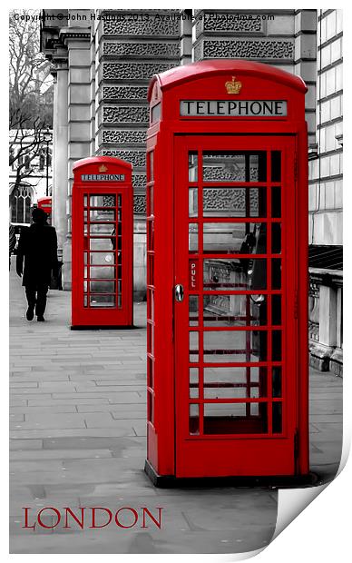 London Calling Print by John Hastings