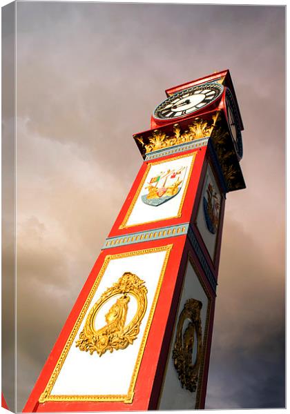 Jubilee Clock Weymouth Canvas Print by Chris Frost