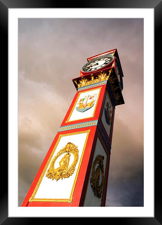 Jubilee Clock Weymouth Framed Mounted Print by Chris Frost