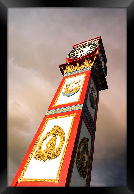 Jubilee Clock Weymouth Framed Print by Chris Frost