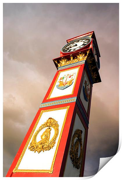 Jubilee Clock Weymouth Print by Chris Frost
