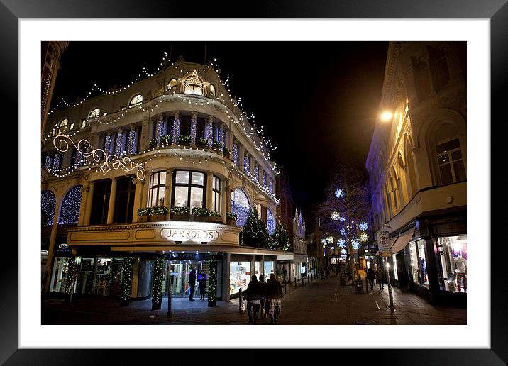 Christmas in Norwich Framed Mounted Print by Howie Marsh