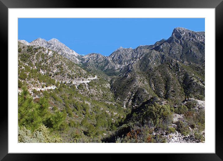 Collado de Blanquillo & Lucera, Andalucia Framed Mounted Print by Adrian Wilkinson