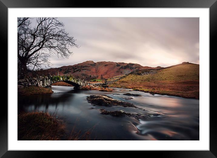Slaters bridge Framed Mounted Print by andrew bagley