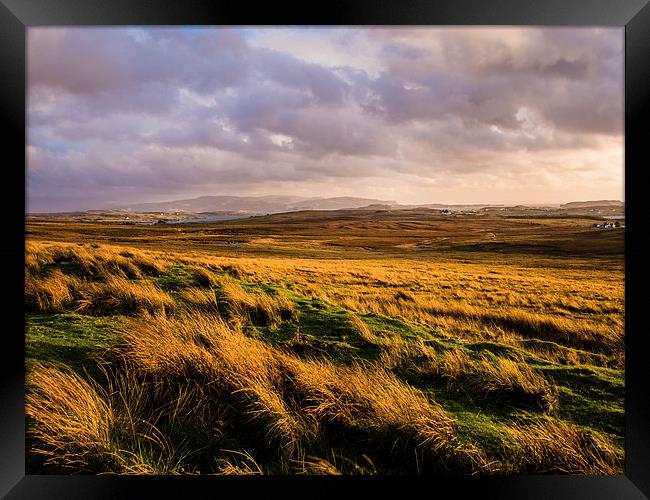 Isle of Skye Moorland, Scotland, UK Framed Print by Mark Llewellyn