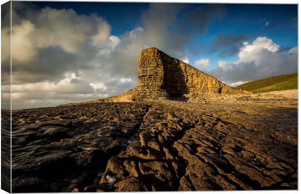 Nash Point Canvas Print by Creative Photography Wales
