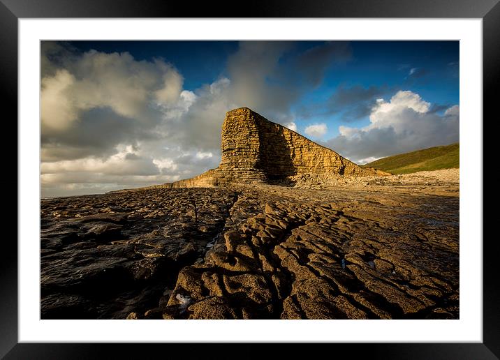 Nash Point Framed Mounted Print by Creative Photography Wales