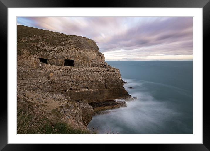 Explore the Mysterious Tilly Whim Caves Framed Mounted Print by Daniel Rose