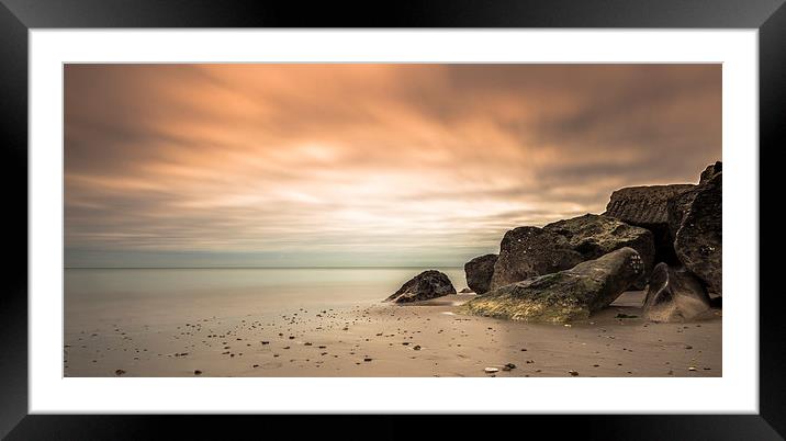 Tranquil Sunset at Hengistbury Head Framed Mounted Print by Daniel Rose