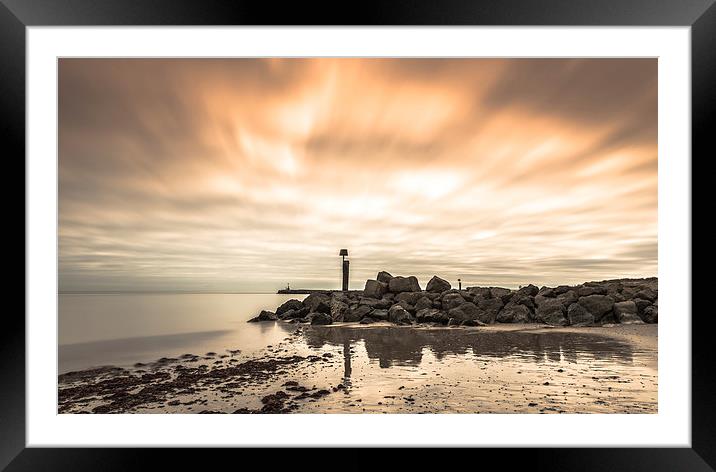Majestic Sunset over Hengistbury Head Framed Mounted Print by Daniel Rose