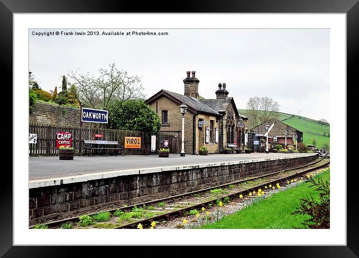 Keighley & Worth Valley Railway Framed Mounted Print by Frank Irwin