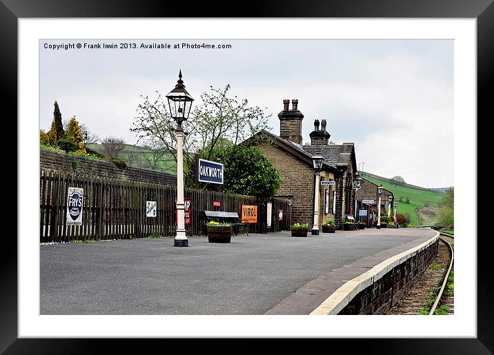 Keighley & Worth Valley Railway Framed Mounted Print by Frank Irwin