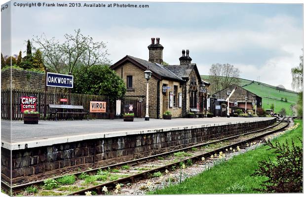 Keighley & Worth Valley Railway Canvas Print by Frank Irwin
