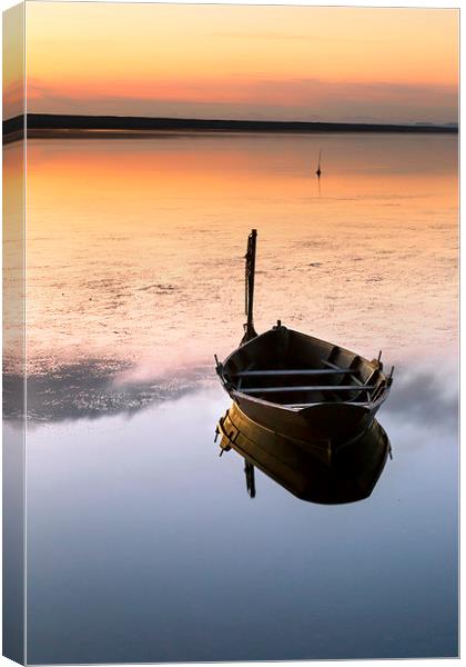 Forever Still on Fleet Lagoon Canvas Print by Chris Frost