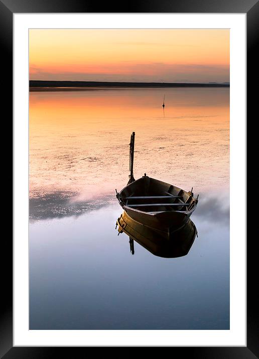 Forever Still on Fleet Lagoon Framed Mounted Print by Chris Frost