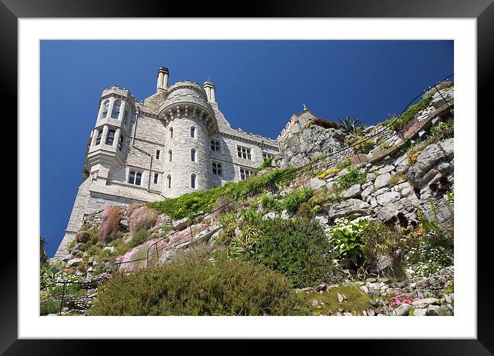 St Michaels Mount, \cornwall  Framed Mounted Print by Brian Pierce
