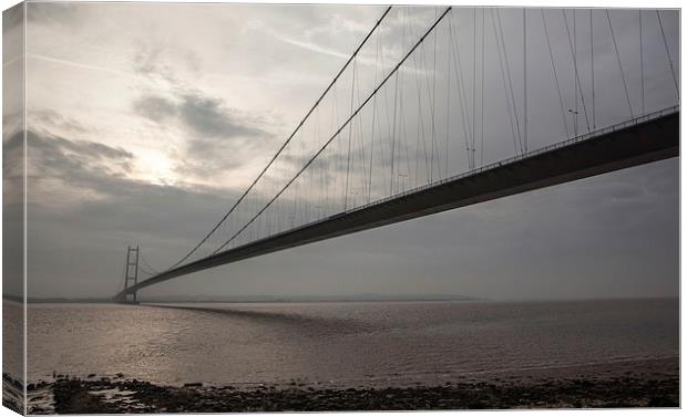 The Humber Bridge Canvas Print by David Pacey