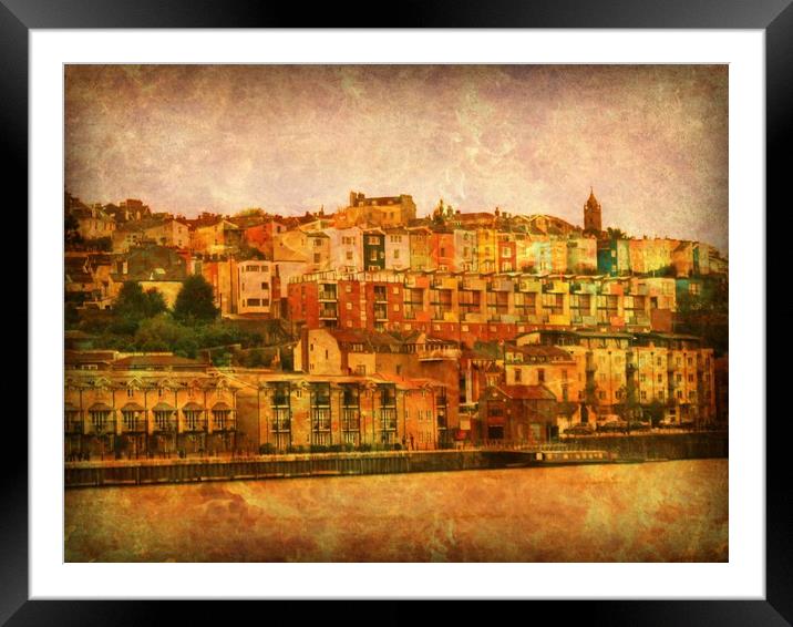 Baltic Wharf, Bristol. Framed Mounted Print by Heather Goodwin