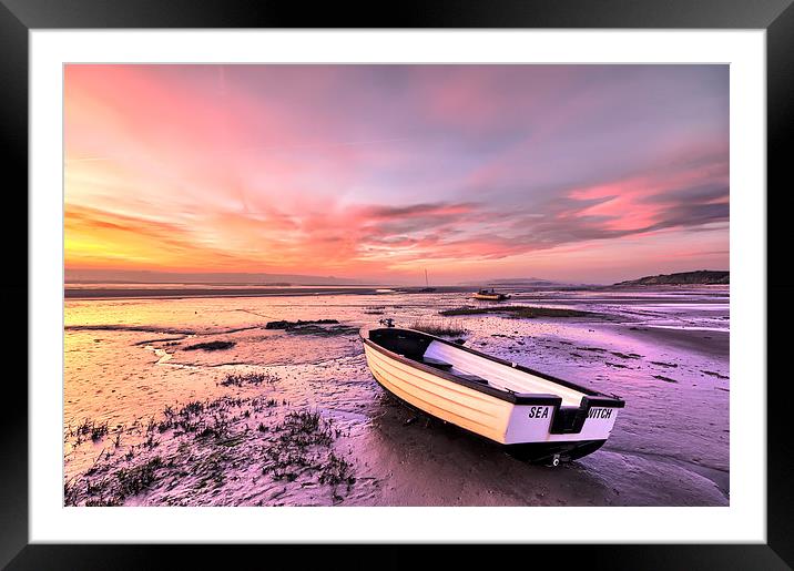 Broadsands, Crow Point Framed Mounted Print by Dave Wilkinson North Devon Ph