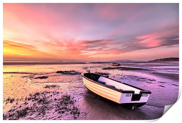 Broadsands, Crow Point Print by Dave Wilkinson North Devon Ph