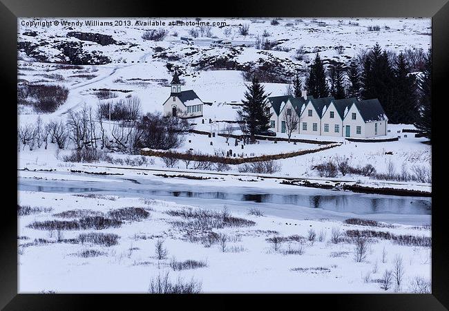 Snowy Iceland Framed Print by Wendy Williams CPAGB