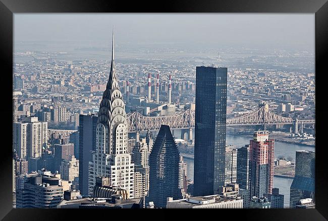 Chrysler Building New York Framed Print by Steve Purnell