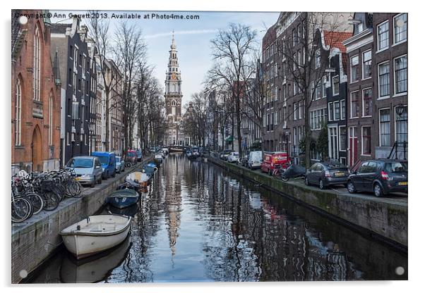 Zuiderkerk Amsterdam Acrylic by Ann Garrett