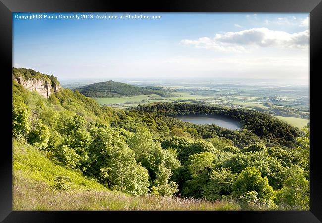 Sutton Bank, North Yorkshire Framed Print by Paula Connelly