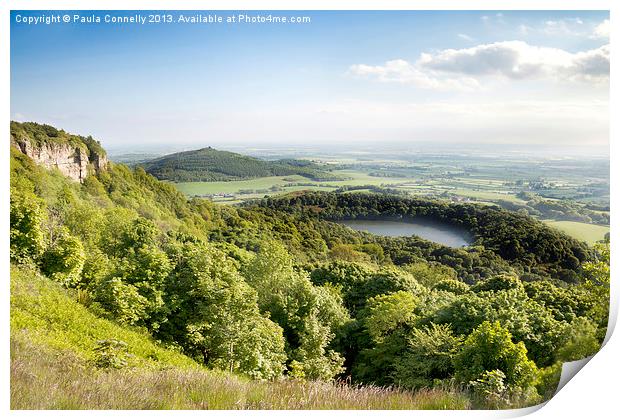 Sutton Bank, North Yorkshire Print by Paula Connelly