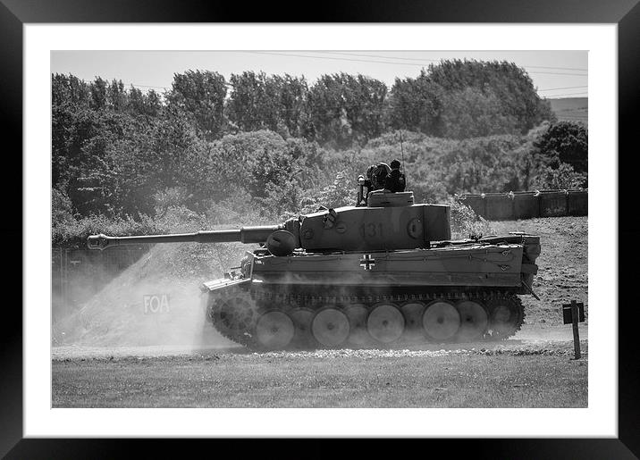 german tiger tank Framed Mounted Print by nick wastie