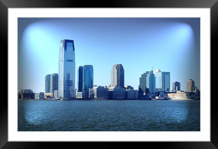 New York CityScape Framed Mounted Print by Terry Lee