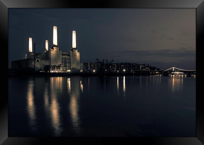 Battersea Power Station Framed Print by Tristan Morphew