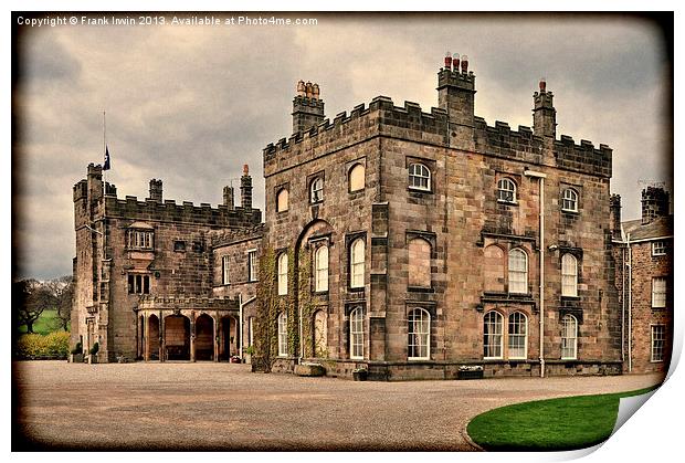 Ripley Castle, North Yorkshire Print by Frank Irwin