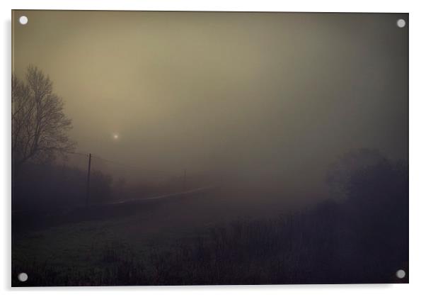 The Fog Acrylic by Dawn Cox