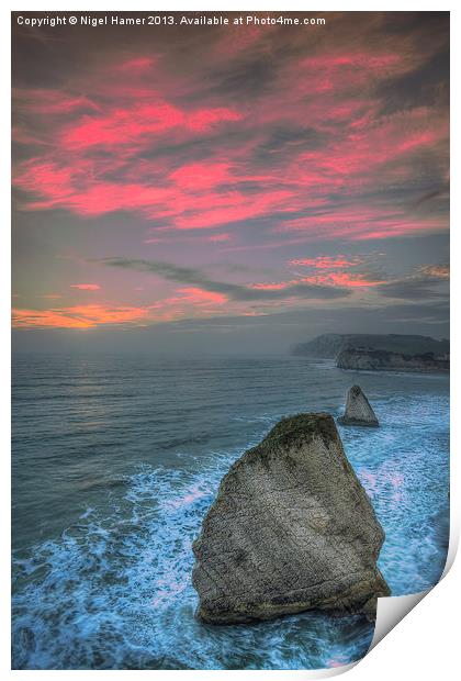 Freshwater Bay Print by Wight Landscapes