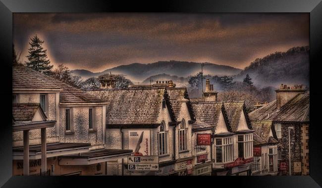 windermere Framed Print by sue davies