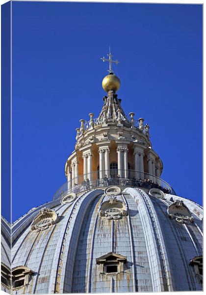 Dome of St Peters Canvas Print by Tony Murtagh