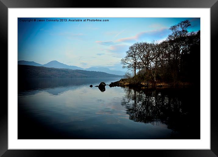 Coniston Framed Mounted Print by Jason Connolly