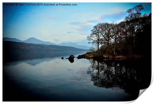 Coniston Print by Jason Connolly