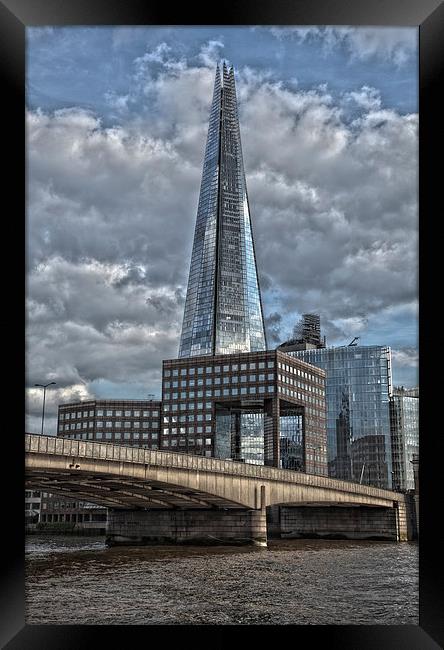 Shard at London Bridge Framed Print by Philip Pound