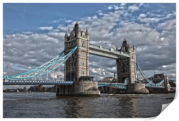 Tower Bridge in London Print by Philip Pound